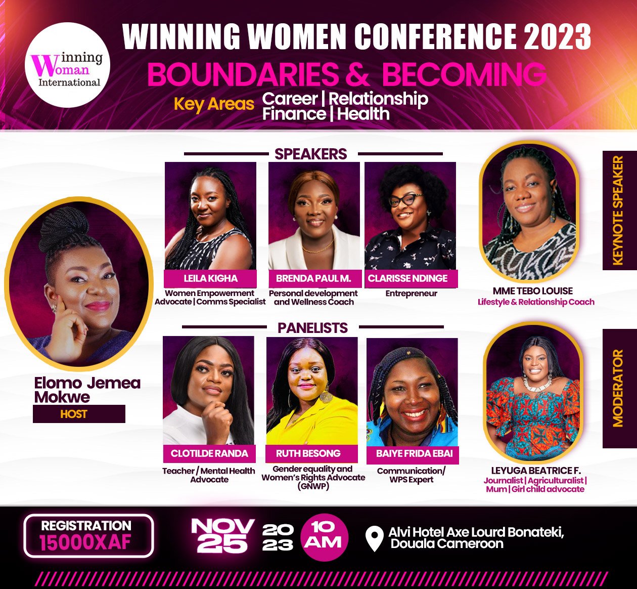 Winning Women Conference 2023 poster 2